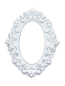 Декоративная рамка "Изабелла", цвет серебристый 1739 - фото 20607