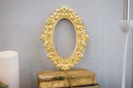 Декоративная рамка "Изабелла", цвет золотой 1738