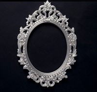 РАМКА "БАРОККО", серебристый цвет 1702