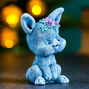 Фигура "Зайка Мария" серо-голубая 92 486