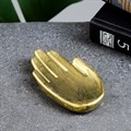 Подставка для мелочей "Ладошка" состаренное золото 92105 - фото 94512