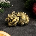 Фигура с подвесом "Дракончик Лилу" старое золото 94 075 - фото 95369
